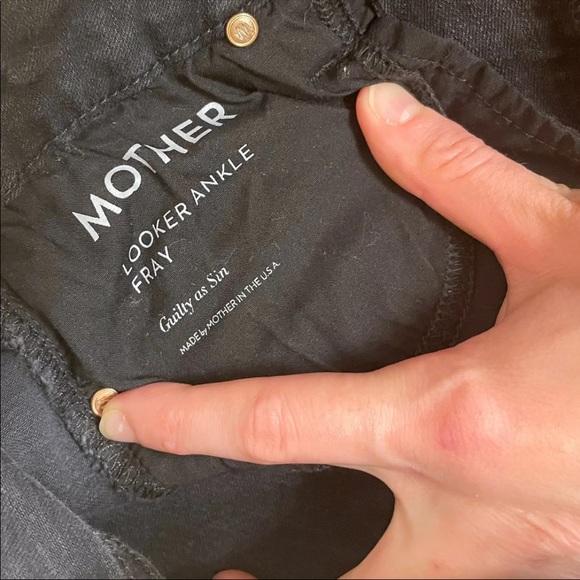 Mother “The Rascal Ankle Skinny Snippet” in Coffee tea or me wash size 29 - Picture 5 of 5